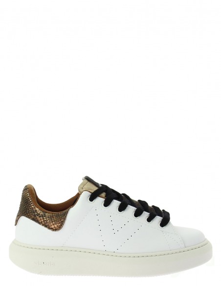 Baskets Victoria 1263104-76 Blanches et Détails Serpent - Hylton