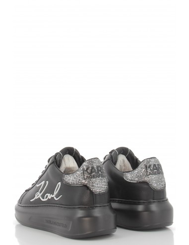 karl lagerfeld baskets compensées femme kapri signia cuir noir