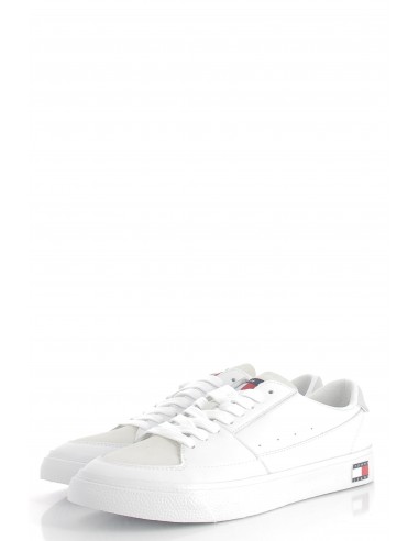 baskets de ville tommy jeans vulcani blanc homme- EM01106-YBR