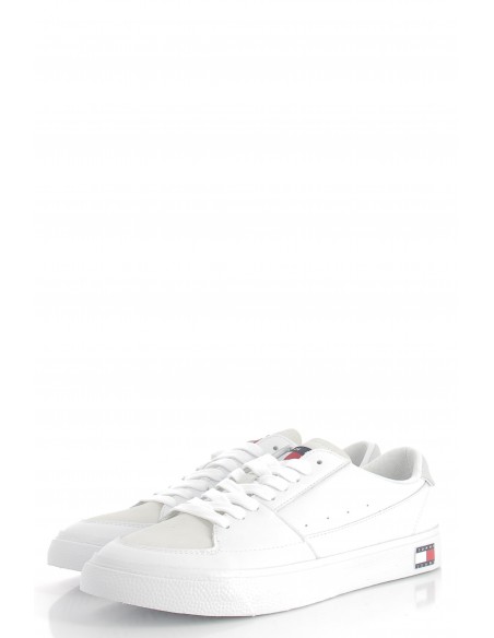 baskets de ville tommy jeans vulcani blanc homme- EM01106-YBR