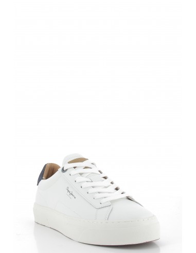 Baskets de ville Pepe Jeans Homme Yogi Cuir Blanc PMS30930-800