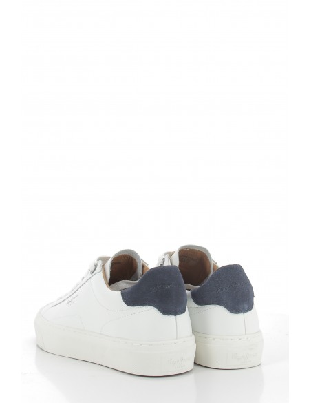 Baskets de ville Pepe Jeans Homme Yogi Cuir Blanc PMS30930-800