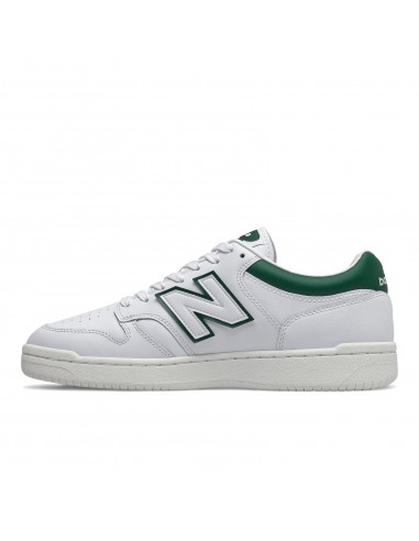 Sneakers Mixte New Balance 480 Full White Green - BB480LGT
