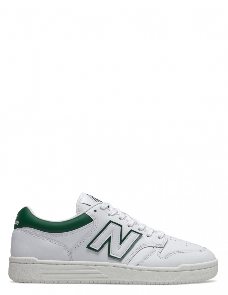Sneakers Mixte New Balance 480 Full White Green - BB480LGT