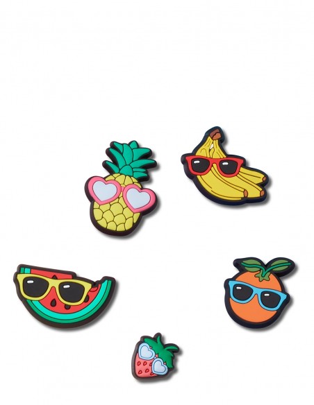 Jibbitz Cute Fruit Withe Sunnies Pack 5