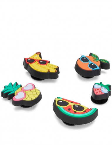 Jibbitz Cute Fruit Withe Sunnies Pack 5