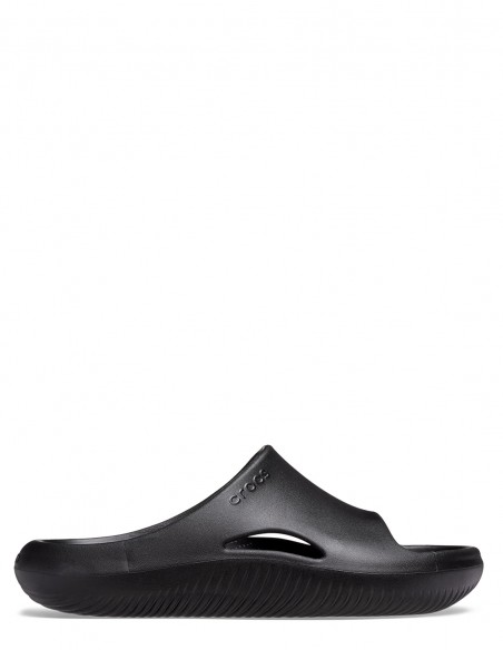 crocs claquettes mellow slide noir mixte- 208392-001