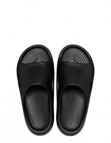 crocs claquettes mellow slide noir mixte- 208392-001