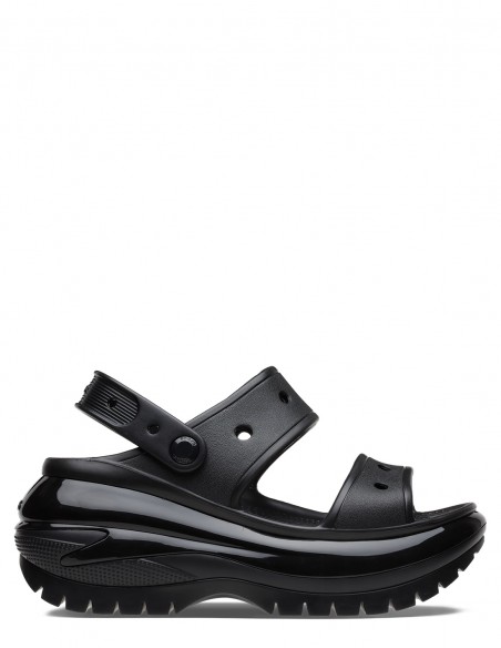Crocs Classic Mega Crush Sandal Noir Femme - 207989-001