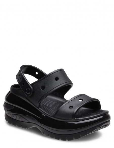 Crocs Classic Mega Crush Sandal Noir Femme - 207989-001