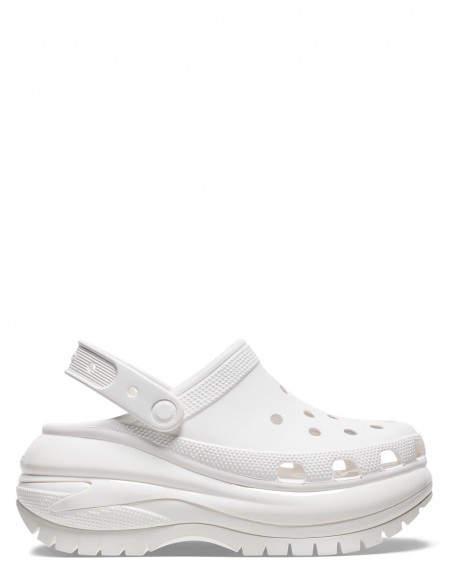 Classic Mega Crush Clog Blanche Femme - 207988-100