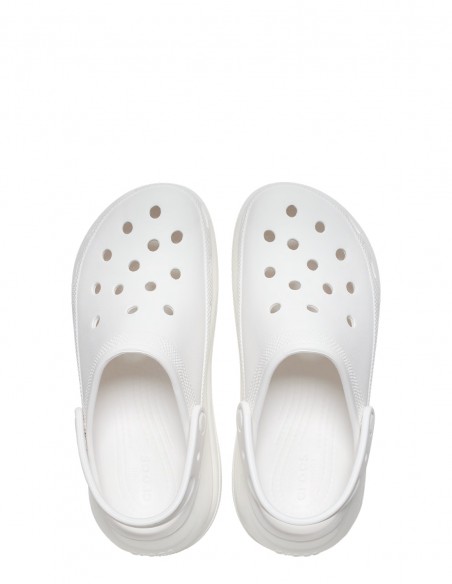 Classic Mega Crush Clog Blanche Femme - 207988-100