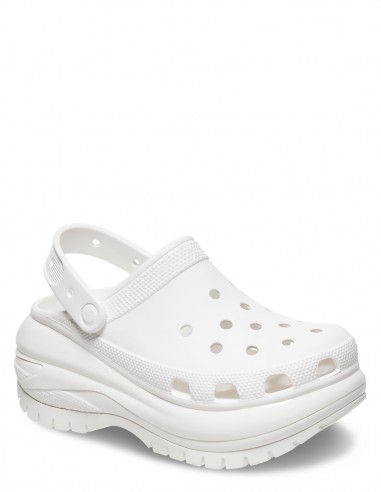 Classic Mega Crush Clog Blanche Femme - 207988-100