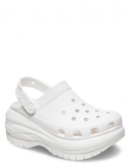 Classic Mega Crush Clog Blanche Femme - 207988-100
