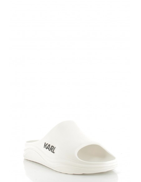 claquettes skoona karl block logo Homme