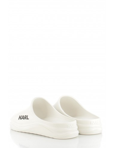 claquettes skoona karl block logo Homme