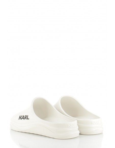 claquettes skoona karl block logo Homme