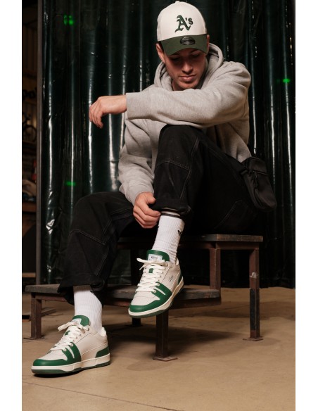 Baskets de ville Homme "The Brooklyn" Green OffWhite