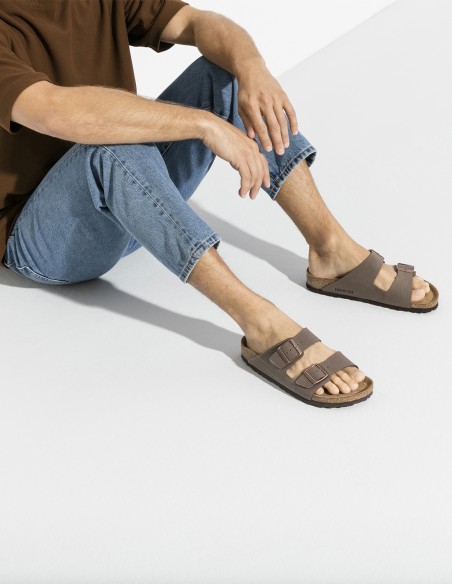 Sandales homme - Birkenstock Arizona BFBC Cuir Mocca - 0151181