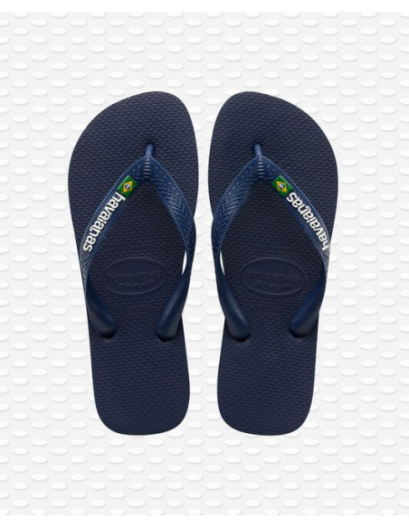 havaianas brasil logo homme bleu marine- 4110850.0555