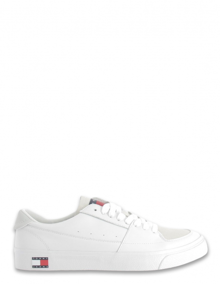 baskets de ville tommy jeans vulcani blanc homme- EM01106-YBR
