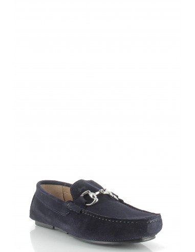 Mocassin Homme en Daim Bleu Marine Hylton