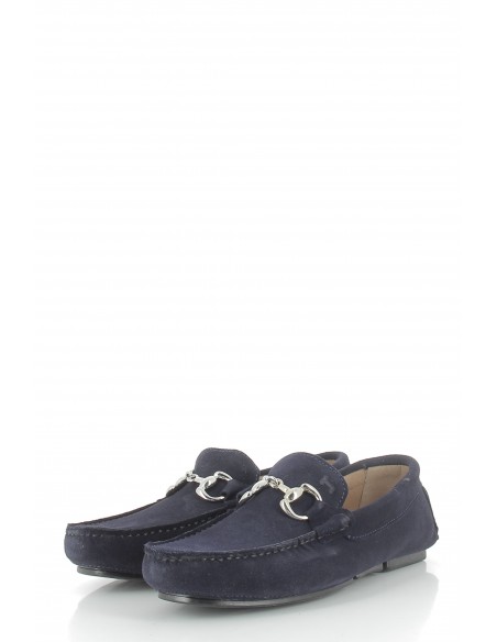 Mocassin Homme en Daim Bleu Marine Hylton