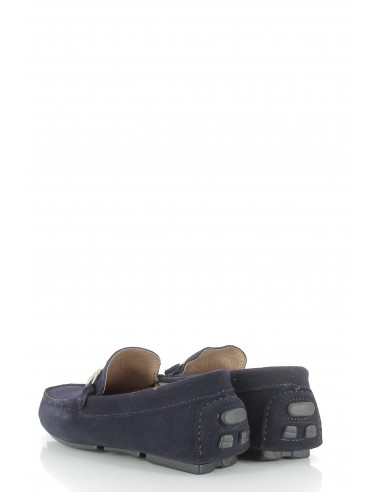 Mocassin Homme en Daim Bleu Marine Hylton
