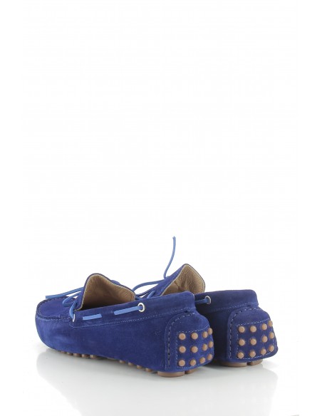 Mocassin Homme Hylton 80876-11 Daim Bleu Roi