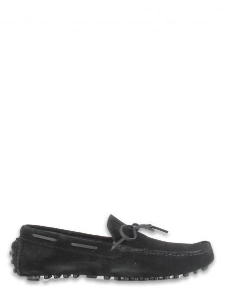 Mocassin Homme en Daim Noir Hylton