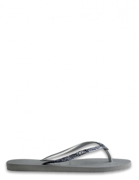 Tongs Femme - Havaianas -Slim Glitter II Silver- 4146975.5178
