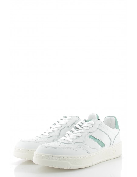 valentino baskets de ville apollo femme blanche/verte- 95A2501VIT-760