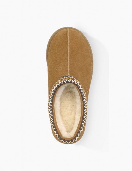 Chausson Femme Ugg Tasman Chestnut Daim - W/5955-CHE