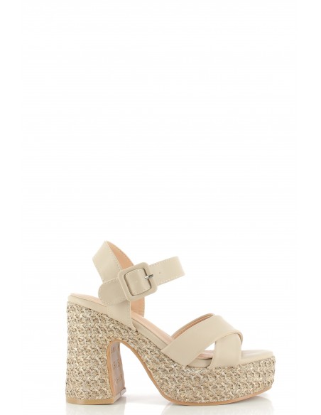 Sandales à talons 5483 Taupe