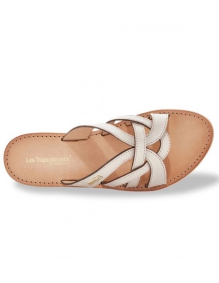 Mules pour Femme - Les Tropéziennes par M. Belarbi Hamul Cuir Crème