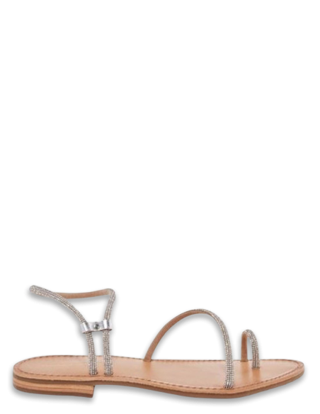 Sandales Les Tropéziennes par M.Belarbi - Hodaxa Argentées - Hylton.fr