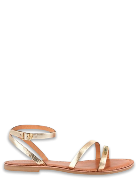 Sandales Femme - Les Tropéziennes par M.Belarbi - Hanak Cuir Or