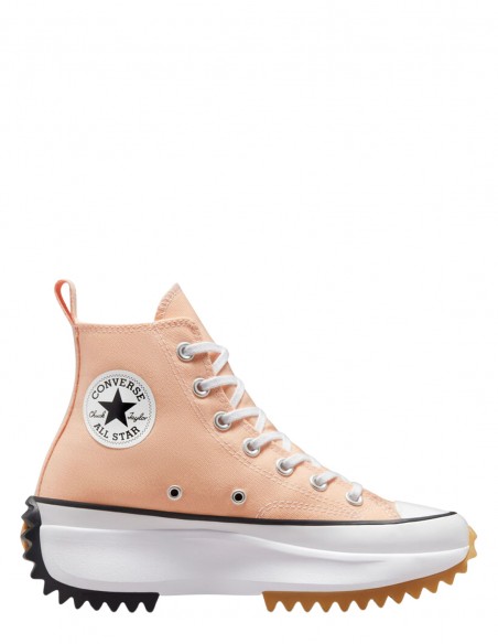 Sneakers compensées Femme run star hike hi Rose
