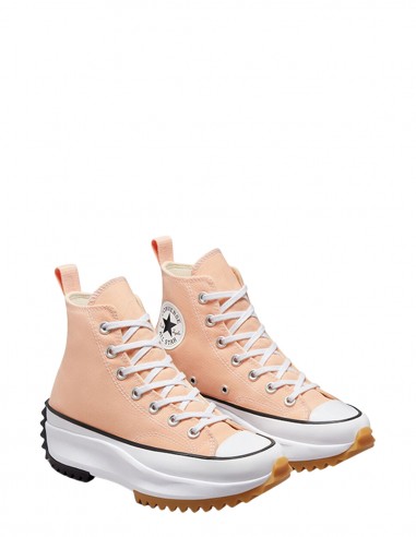 Sneakers compensées Femme run star hike hi Rose