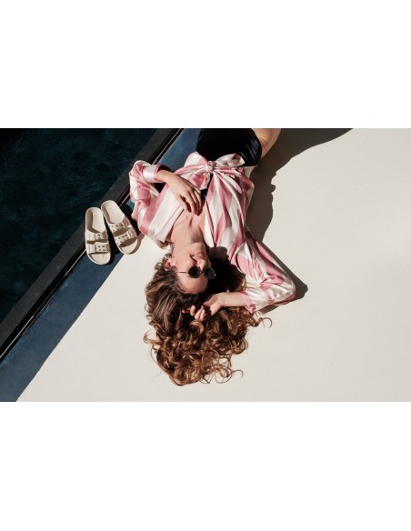 Claquettes Femme - Cacatoes - Florianopolis - Craie