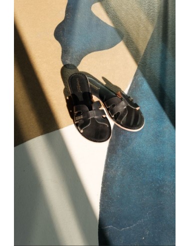 Mules femme Les Tropeziennes par M.Belarbi Damia Noir Cuir