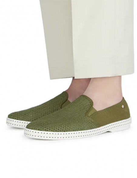 Riveras Espadrille Homme classic canvas kaki