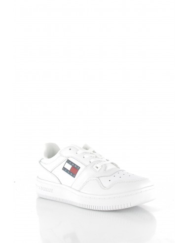 baskets de ville femme tommy jeans retro ba blanc