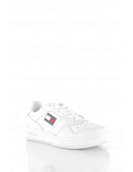 baskets de ville femme tommy jeans retro ba blanc