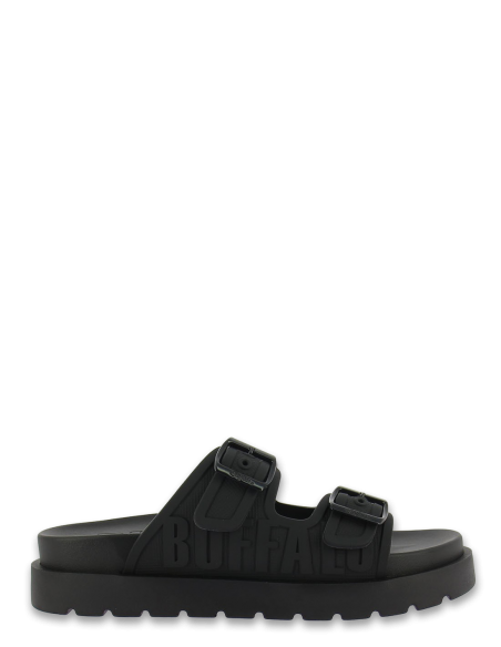 Sandales Buffalo Robustes Noires - Confort Urbain & Mode
