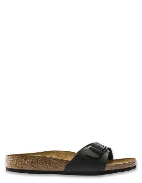 Sandale Madrid pour Homme - BIRKENSTOCK -Confort Orthopédique en Cuir Noir