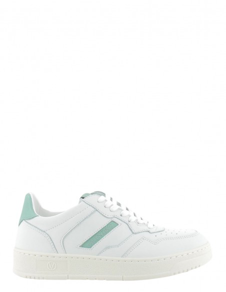 valentino baskets de ville apollo femme blanche/verte- 95A2501VIT-760