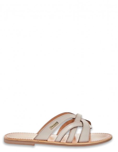 Mules pour Femme - Les Tropéziennes par M. Belarbi Hamul Cuir Crème