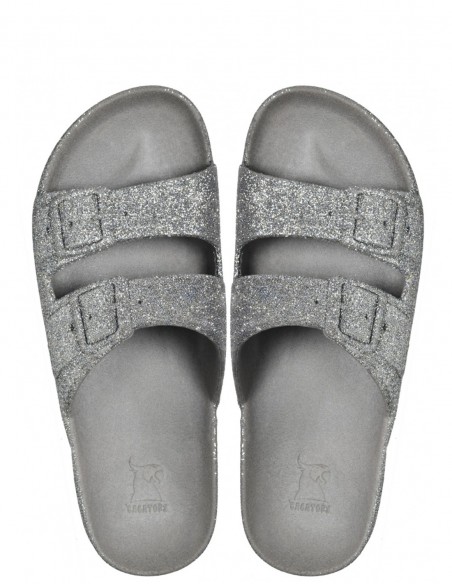 Mules Compensées Cacatoès Caipirinha Women Cool Grey