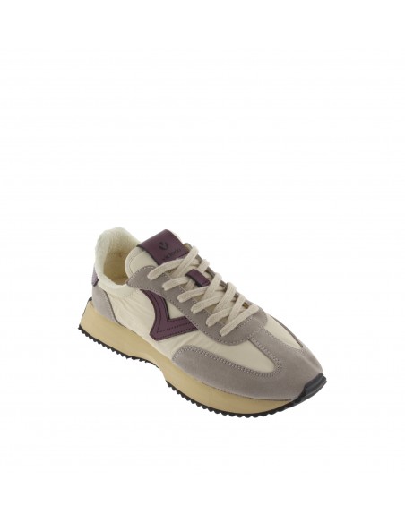 Baskets de Ville Femme - VICTORIA - Running Beige Bordeaux - 1134103-41